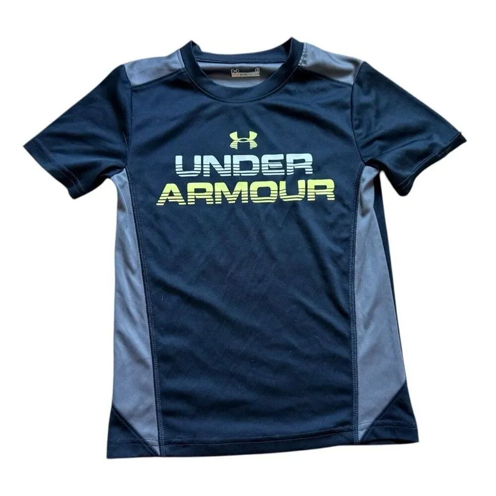 Youth Boys Under Armour Dri-Fit Graphic Tee Shirt - Sz 6